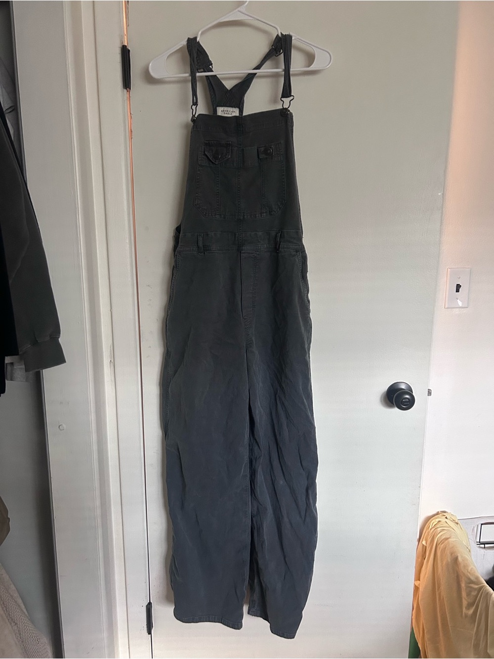 American Eagle Outfitters Black Utility Jumpsuit Overalls